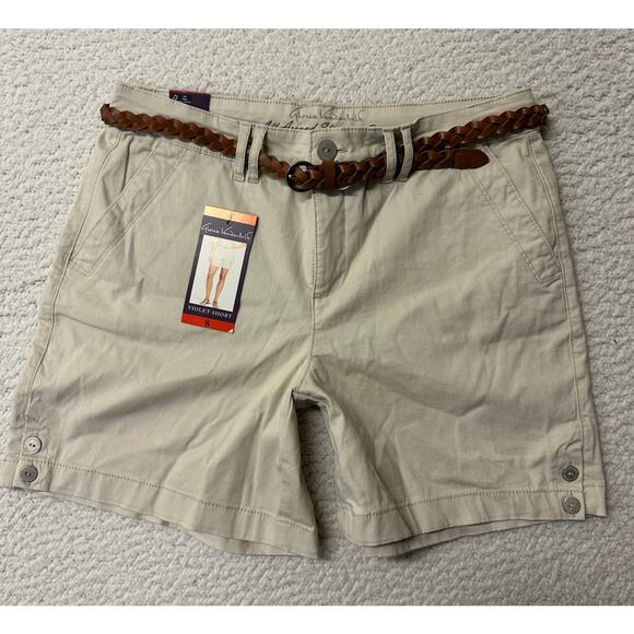 NWT* Gloria Vanderbilt Womens Violet Shorts Size 8 - Picture 1 of 10